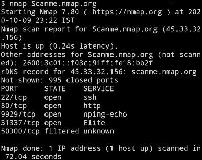 nmap test