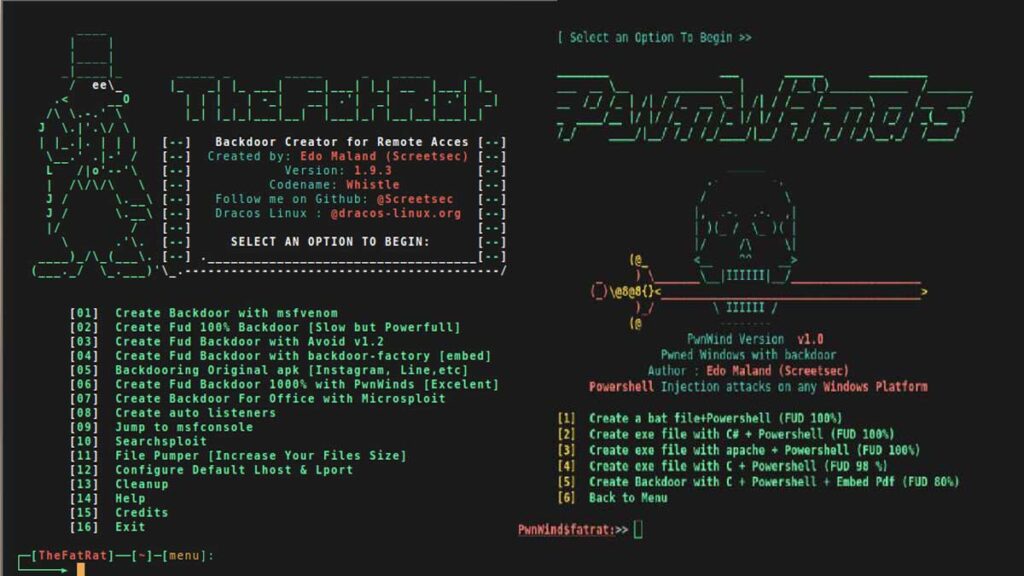 TheFatRat backdoor creator