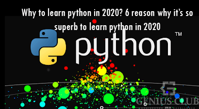 reasons why to learn python