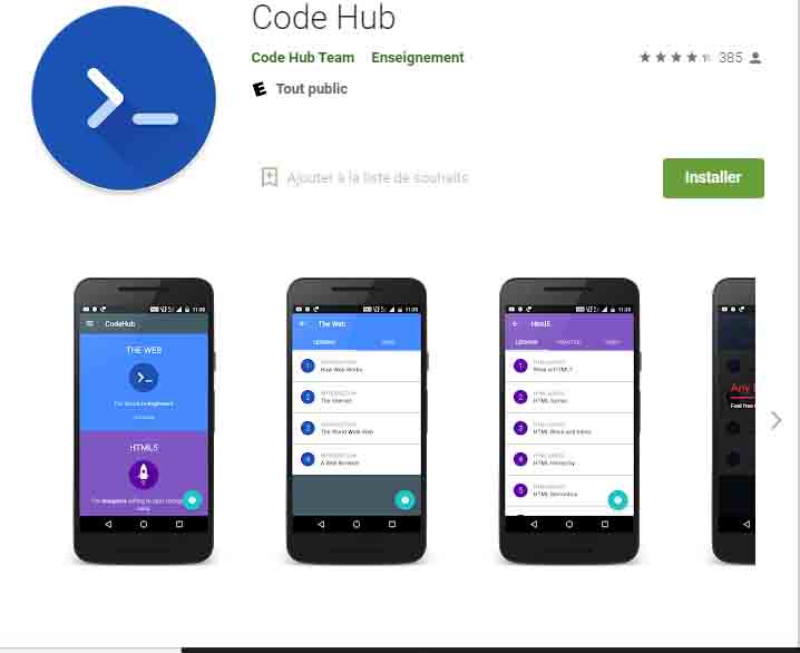 code hub android app