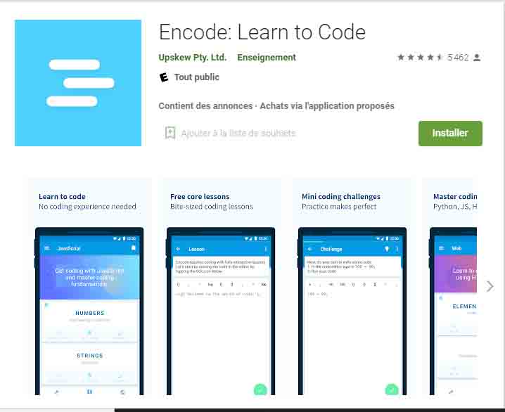 encode android app