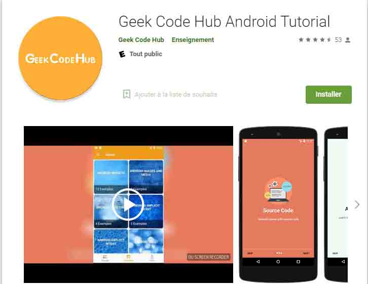 geek code hub android app