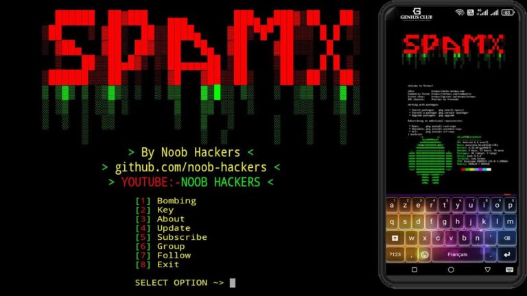 spamx best termux hacking tool for message bombing