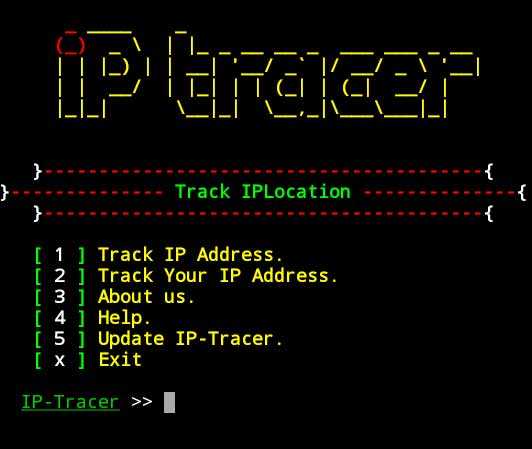 track ip address with termux tool