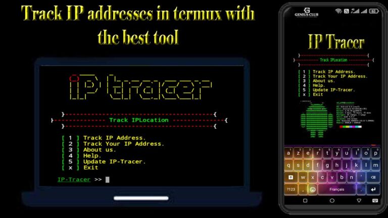 track ip addresses with termux tool
