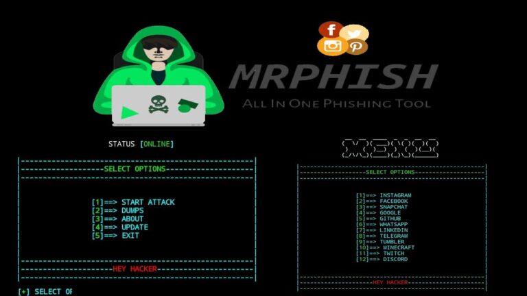 mrphish social media hacking tool