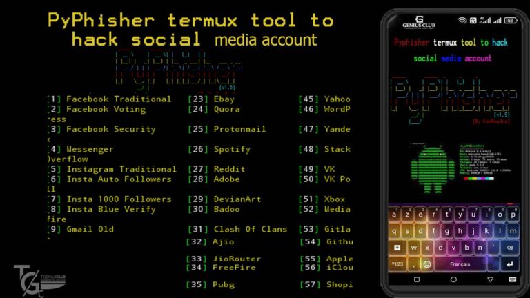 pyphisher termux tool for social media hacking (1)
